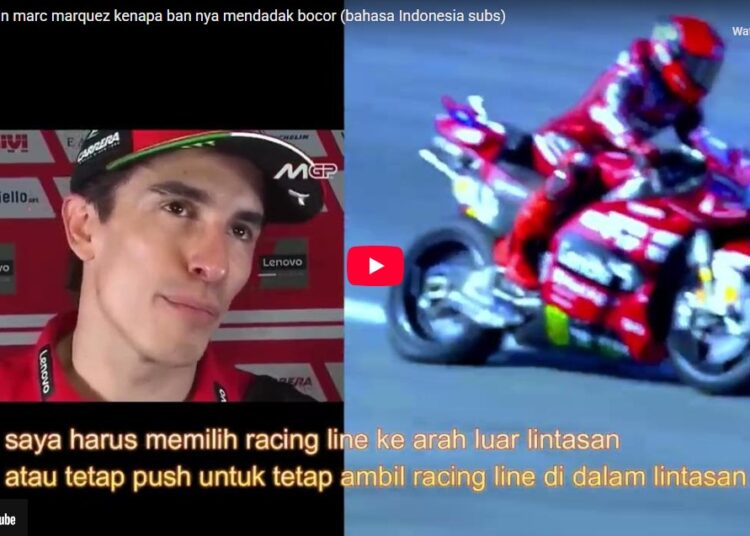 Penjelasan Marc Márquez soal ban nya meletus!